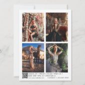 モデリング演技コンポジットカード5写真シグネチャースクリプト (裏面)