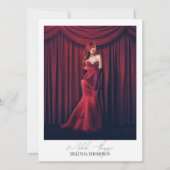 モデリング演技コンポジットカード5写真シグネチャースクリプト (正面)