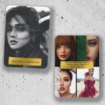 モデリング演技コンポジットカード5写真