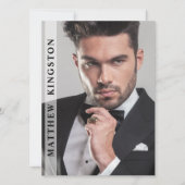 モデリング4 Photo Two Sided Cardテンプレート 招待状 (正面)