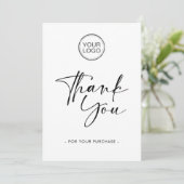 モデリンビジネスサンキューカード – ロゴの追加 サンキューカード (スタンド正面)