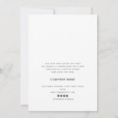 モデリンビジネスサンキューカード – ロゴの追加 サンキューカード (裏面)