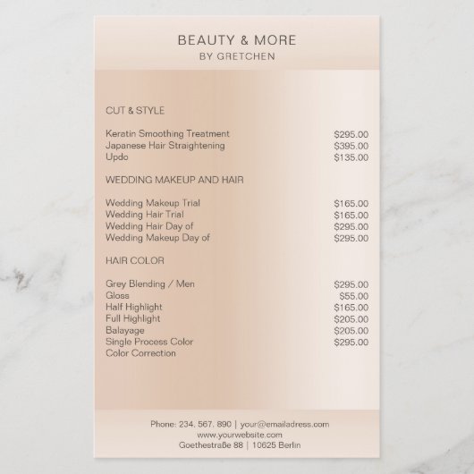 モデリンミニマルベージュハウツファルベ チラシ (正面)