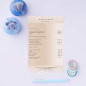 モデリンミニマルベージュハウツファルベ チラシ (シングル)