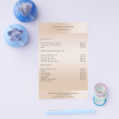 モデリンミニマルベージュハウツファルベ チラシ (シングル)