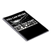 モデルおもしろい航空機パイロットRC飛行機 ノートブック (右側)