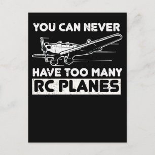 モデルおもしろい航空機パイロットRC飛行機 ポストカード
