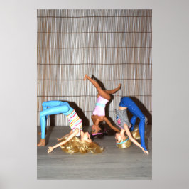 モデルが動作。 ポスター