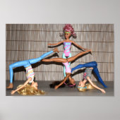 モデルが動作。 ポスター (正面)