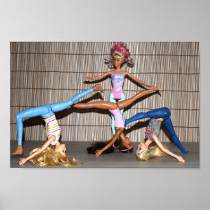 モデルが動作。 ポスター