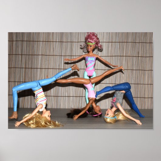 モデルが動作。 ポスター (正面)