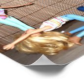 モデルが動作。 ポスター (角)