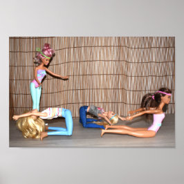 モデルが動作。 ポスター