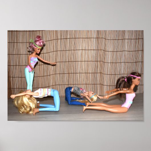 モデルが動作。 ポスター (正面)