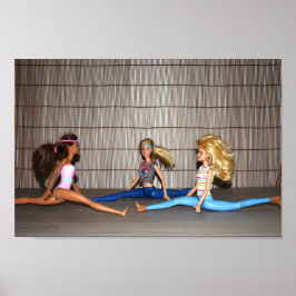 モデルが動作。 ポスター