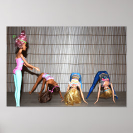 モデルが動作。 ポスター