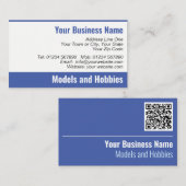 モデルと趣味のQRコード名刺 名刺 (正面/裏面)