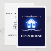 モデルのオープンハウス発表 招待状 (正面/裏面)