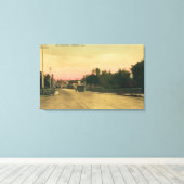 モデルのビュー – Tフォードの上のブールバード キャンバスプリント (インサイチュ (ウッドフロア))