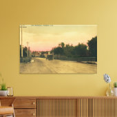 モデルのビュー – Tフォードの上のブールバード キャンバスプリント (インサイチュ (リビング))