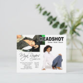 モデルのヘッドショット |アクター ポストカード (スタンド正面)