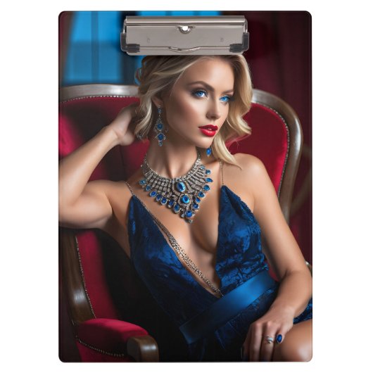 モデルのポーズとは、作品をモデル化している女性のこと クリップボード (正面)