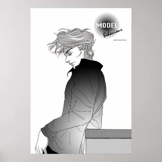 モデルの動作 ポスター (正面)