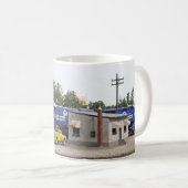 モデルの鉄道クローズアップ コーヒーマグカップ (正面右)