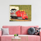 モデルの鉄道# 11キャンバス キャンバスプリント (インサイチュ (リビング))