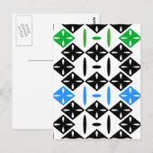 モデルの間隔 ポストカード (正面/裏面)