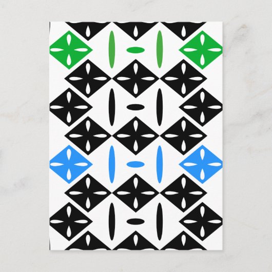 モデルの間隔 ポストカード (正面)