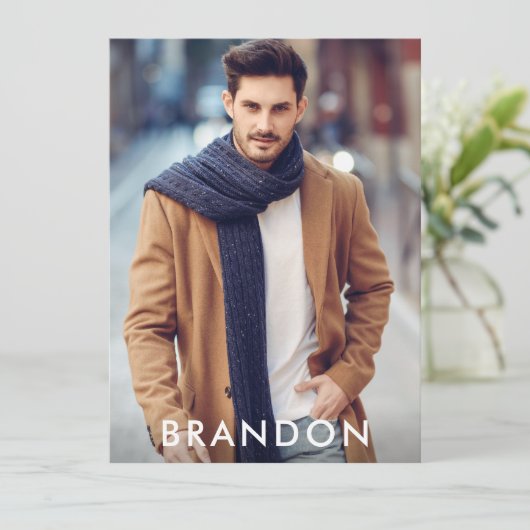 モデルアクターのコンポジットカード名Wht - 3フォトバック (スタンド正面)