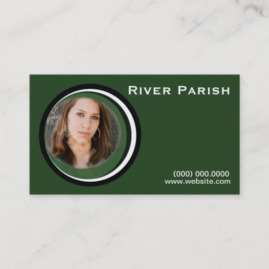 モデルアクターのヘッドショット名刺 名刺 (正面)