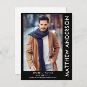 モデルアクターカードポストカードブロック – 側面名 ポストカード (正面/裏面)