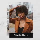 モデルアクターダンサー4フォトコンポーネント 招待状 (正面/裏面)