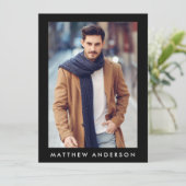 モデルアクタープロフェッショナルフォトコンポジットカードブラック (スタンド正面)