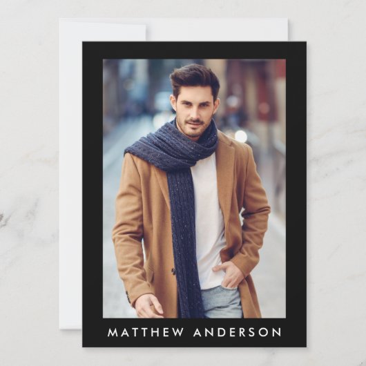 モデルアクタープロフェッショナルフォトコンポジットカードブラック (正面)