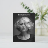 モデルアクター2面2フォトプロモーションテンプレート ポストカード (スタンド正面)