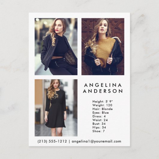 モデルアクター3フォトコンポーネントカードWHT – はがき (正面)