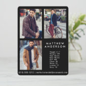 モデルアクター3 Photo CompカードブラックR (スタンド正面)