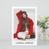 モデルアクターCompカード4写真2面ホワイトフライヤー (スタンド正面)