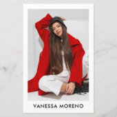 モデルアクターCompカード4写真2面ホワイトフライヤー (正面)