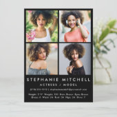 モデルアクターCompカード4正方形フォトブロック (スタンド正面)