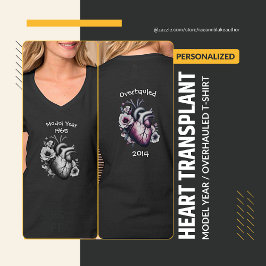 モデルイヤー/オーバーホール済み心臓移植Tシャツ Tシャツ