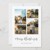 モデルエレガントメリークリスマス5写真 シーズンカード (正面)