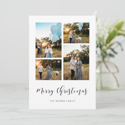 モデルエレガントメリークリスマス5写真 シーズンカード (スタンド正面)