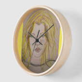 モデルガール 壁時計 (傾斜)