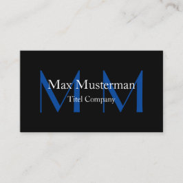 モデルヌシュワルツモノグラムヴィシテンカルテ 名刺