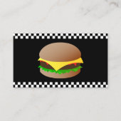 モデルハンバーガーのパンチカード ロイヤリティカード (正面)