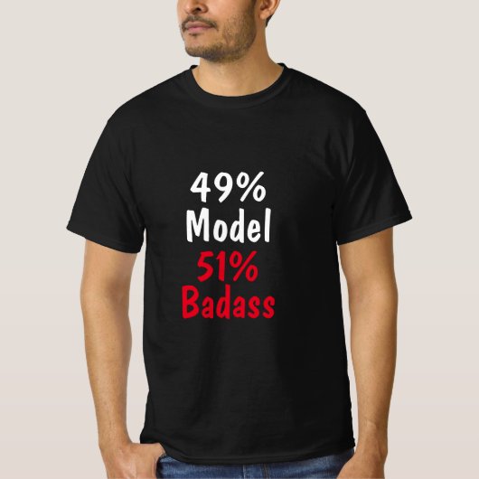 モデルバッドアス Tシャツ (正面)